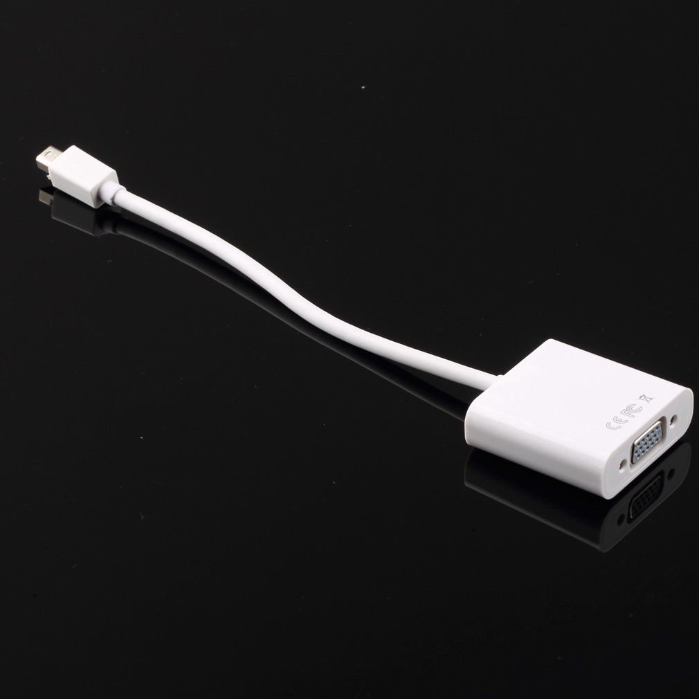 Mini Displayport Display Port To VGA adapter Cable for Apple Macbook PC M-VGA