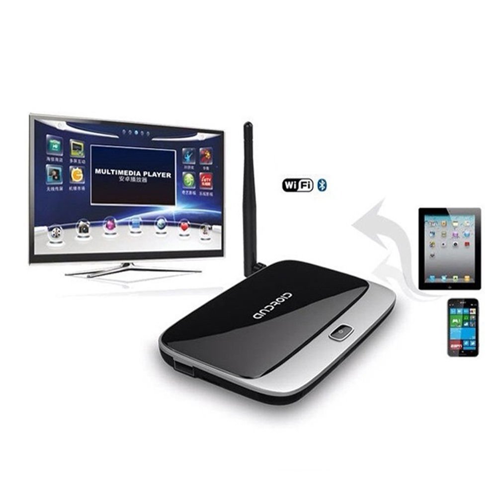 Quad Core Android 4.4 Smart TV Box Player XBMC HDMI WiFi 1080P 2GB 8GB