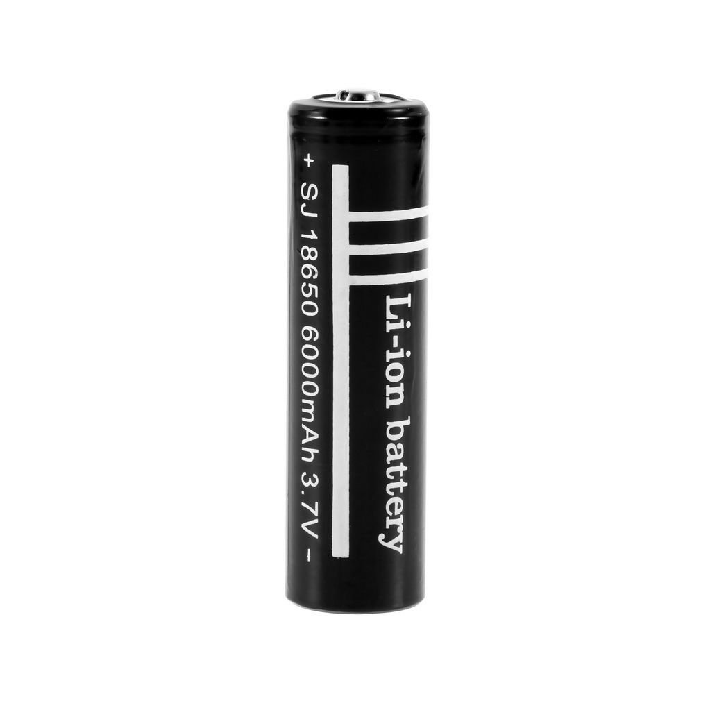 3.7V 6000mAh 18650 Li-ion Rechargeable Battery for Flashlight