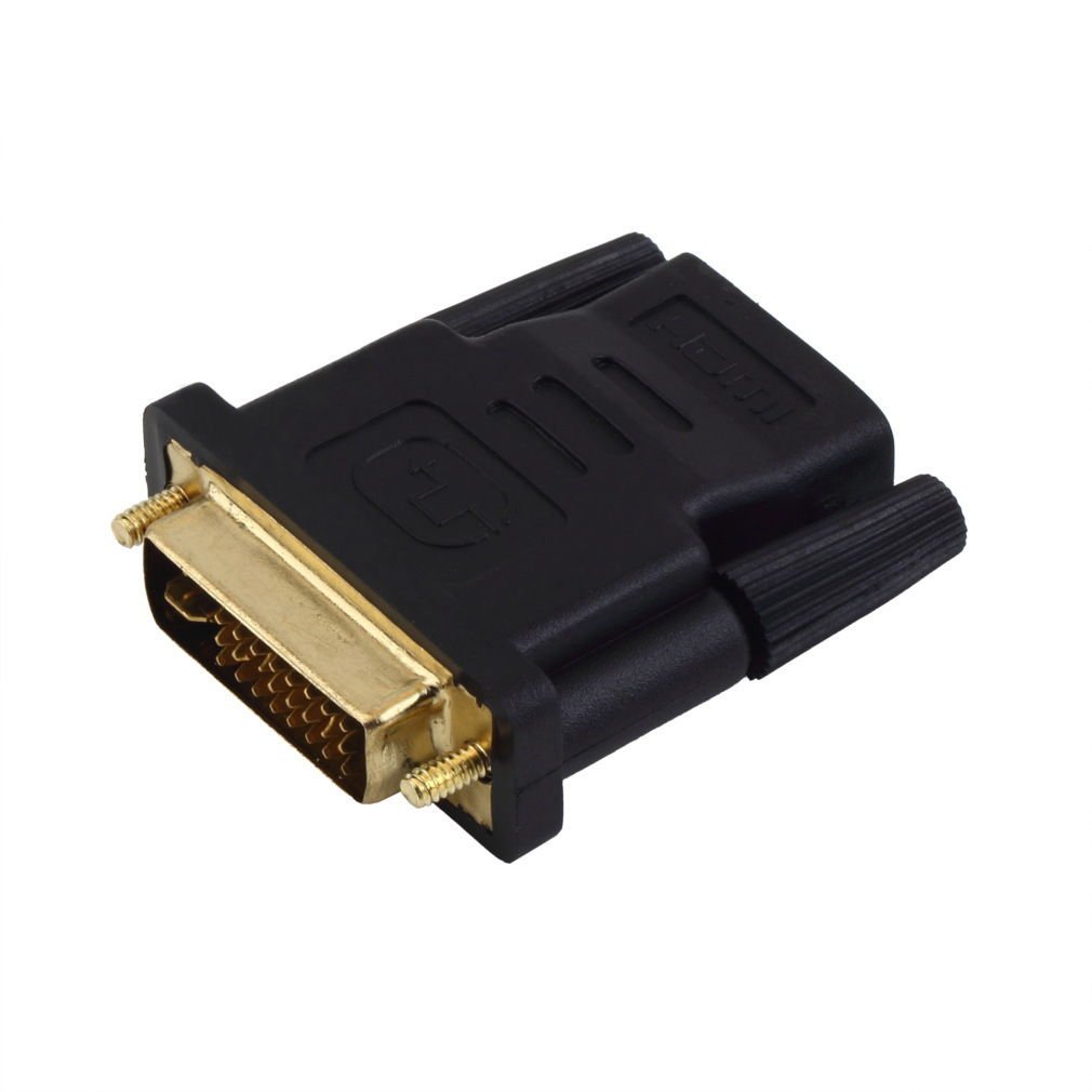 DVI Male to HDMI Female adapter Gold-Plated NEW M F Converter For HDTV LCD