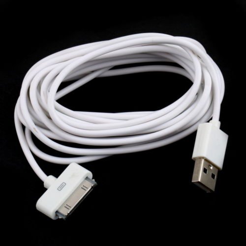 3M 10 Ft USB Charging Charger Cable Cord for Apple iPhone 4G iPod