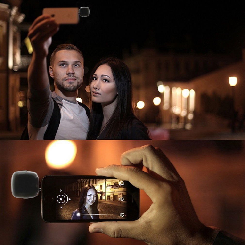 3.5mm Jack Smart Selfie 16 LED Camera Flash Light For IOS Android iPhone 5s 6 6+