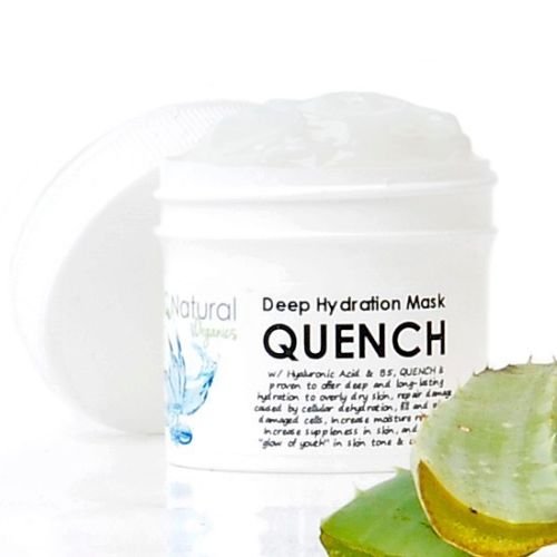 Wrinkle QUENCH Facial Hydaration Mask Hyaluronic Acid Aloe Vera Vitamins B5 A E(2oz)