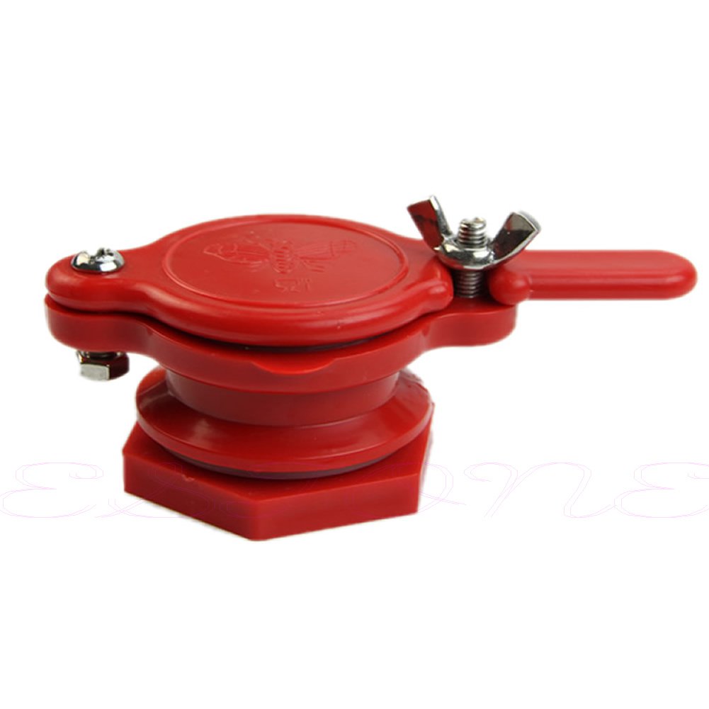 Red Honey Tap Beekeeping Bottling Nylon Honey Gate Valve Honey Extractor Tool