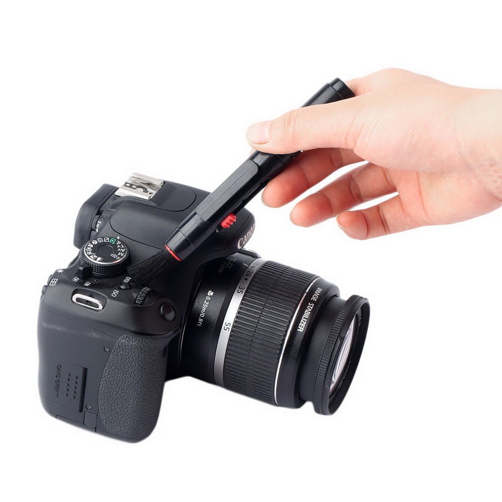 3-in-1 Lens Clean Pen Brush Dust Cleaner Dust Wiper Kit for Camera