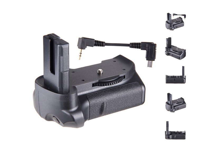 Travor BG-2G Vertical Battery Grip MB-D10 for Nikon D5300 D5200 D5100 Adapter