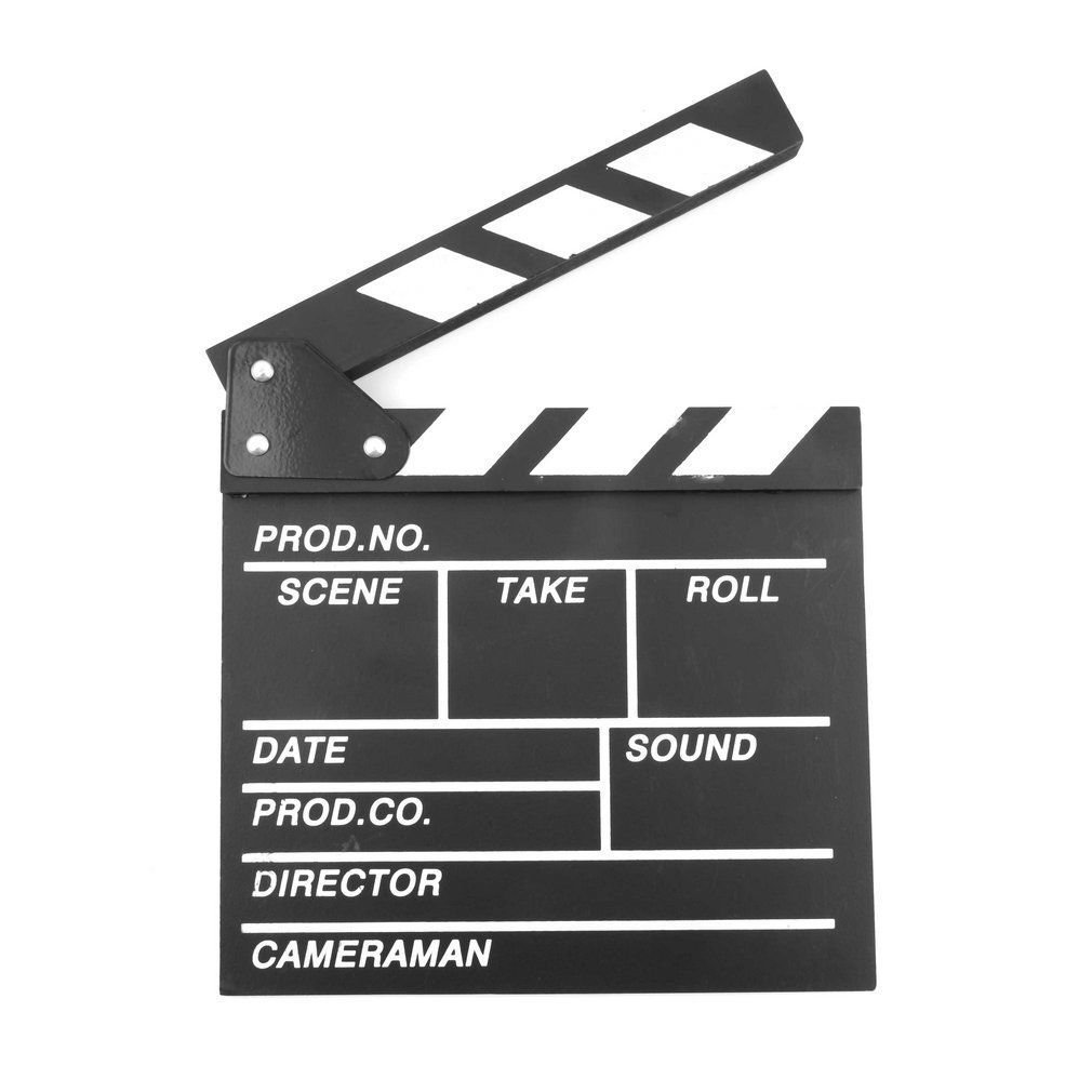 Director Video Scene Clapperboard TV Movie Clapper Board
