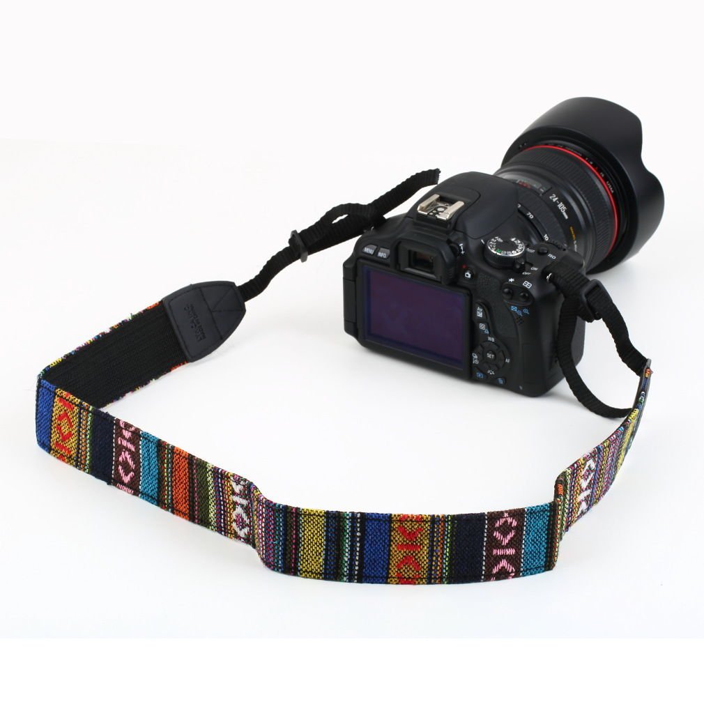Vintage Camera Shoulder Neck Strap For SLR DSLR Nikon Canon Sony Panasonic