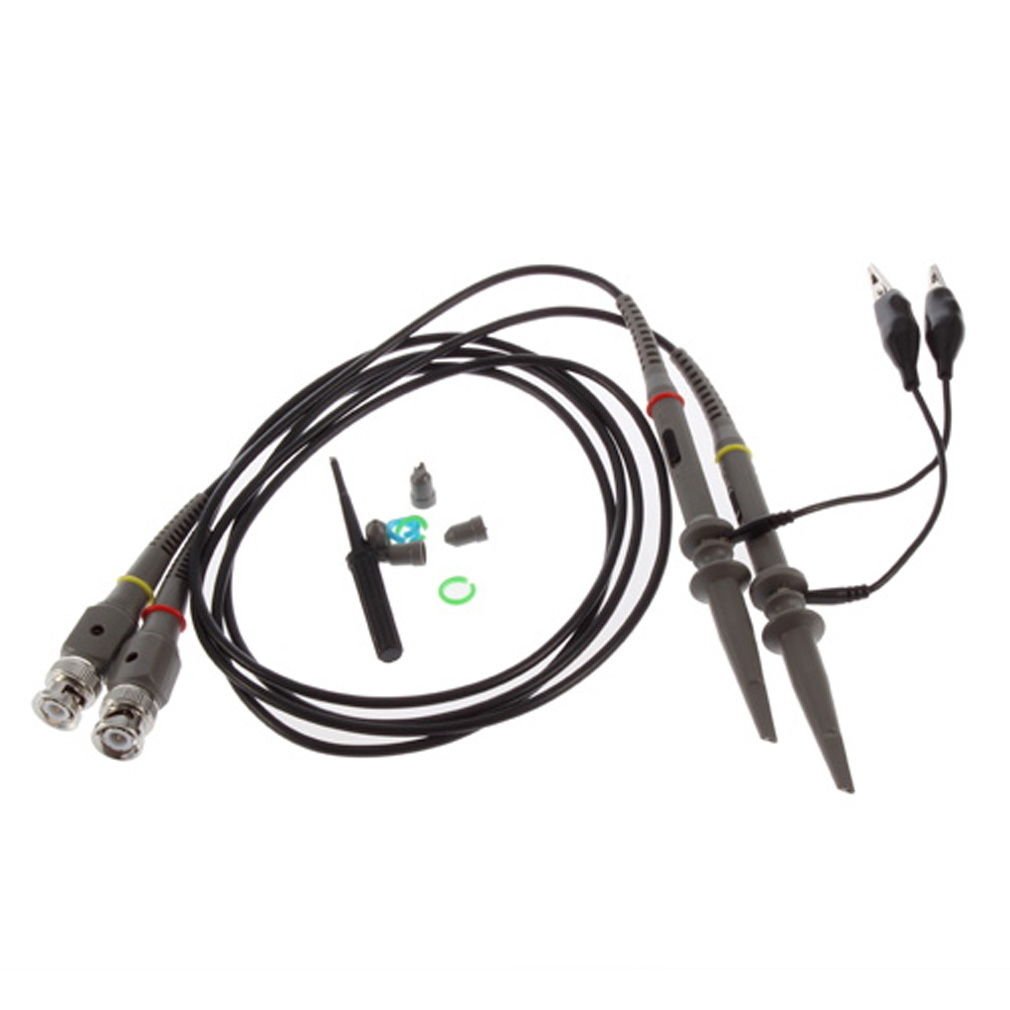Two P6100 DC 100MHZ Oscilloscope Scope Clip Probe 100MHz For Tektronix HP
