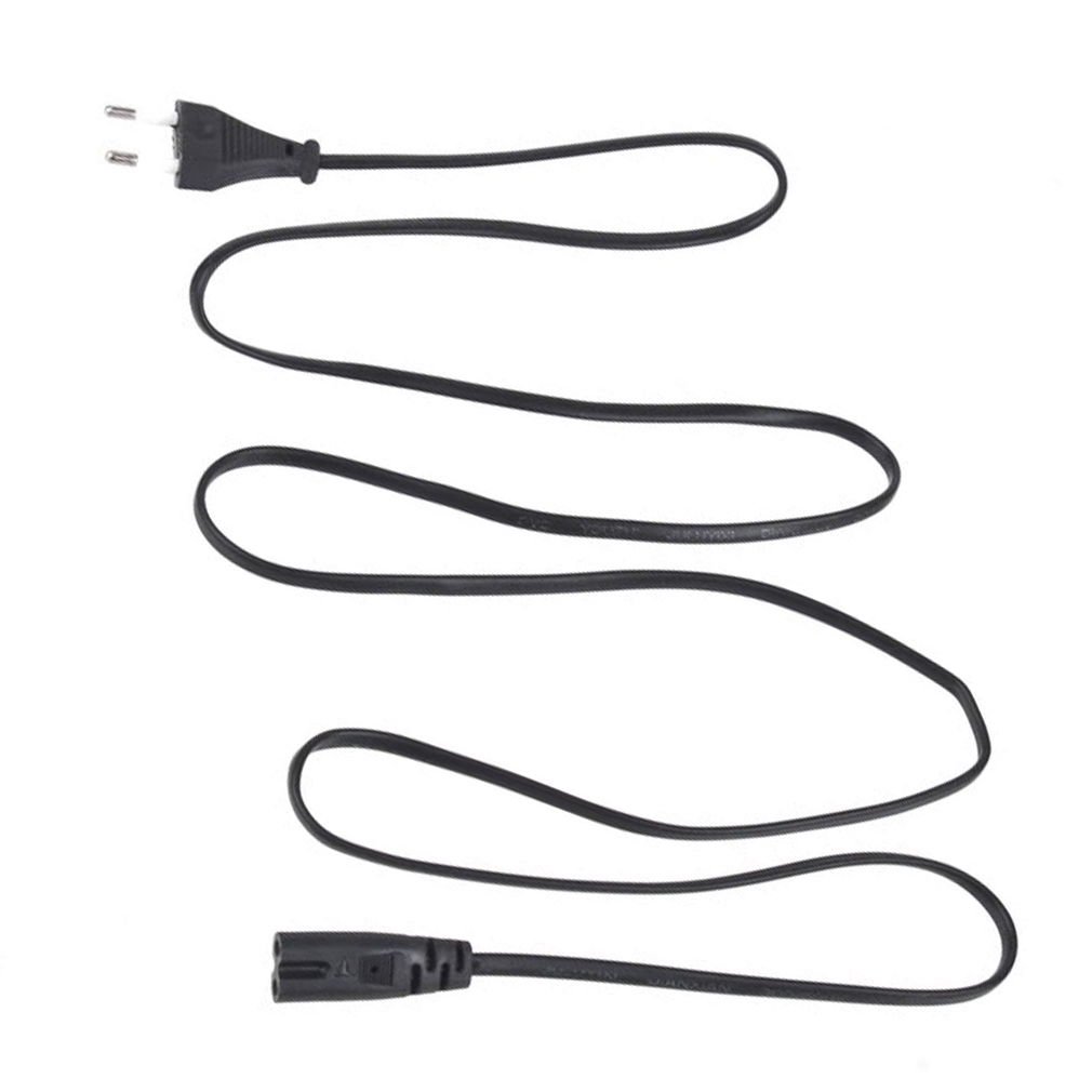 1.2m EU 2-Prong Laptop Adapter Power Cord Cable Lead 2 Pin High Quality