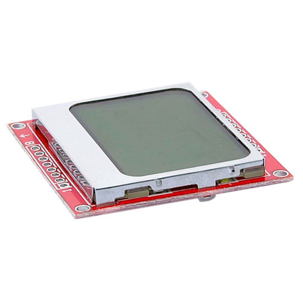 84*48 LCD Module Blue Backlight Adapter PCB for Nokia 5110 Arduino