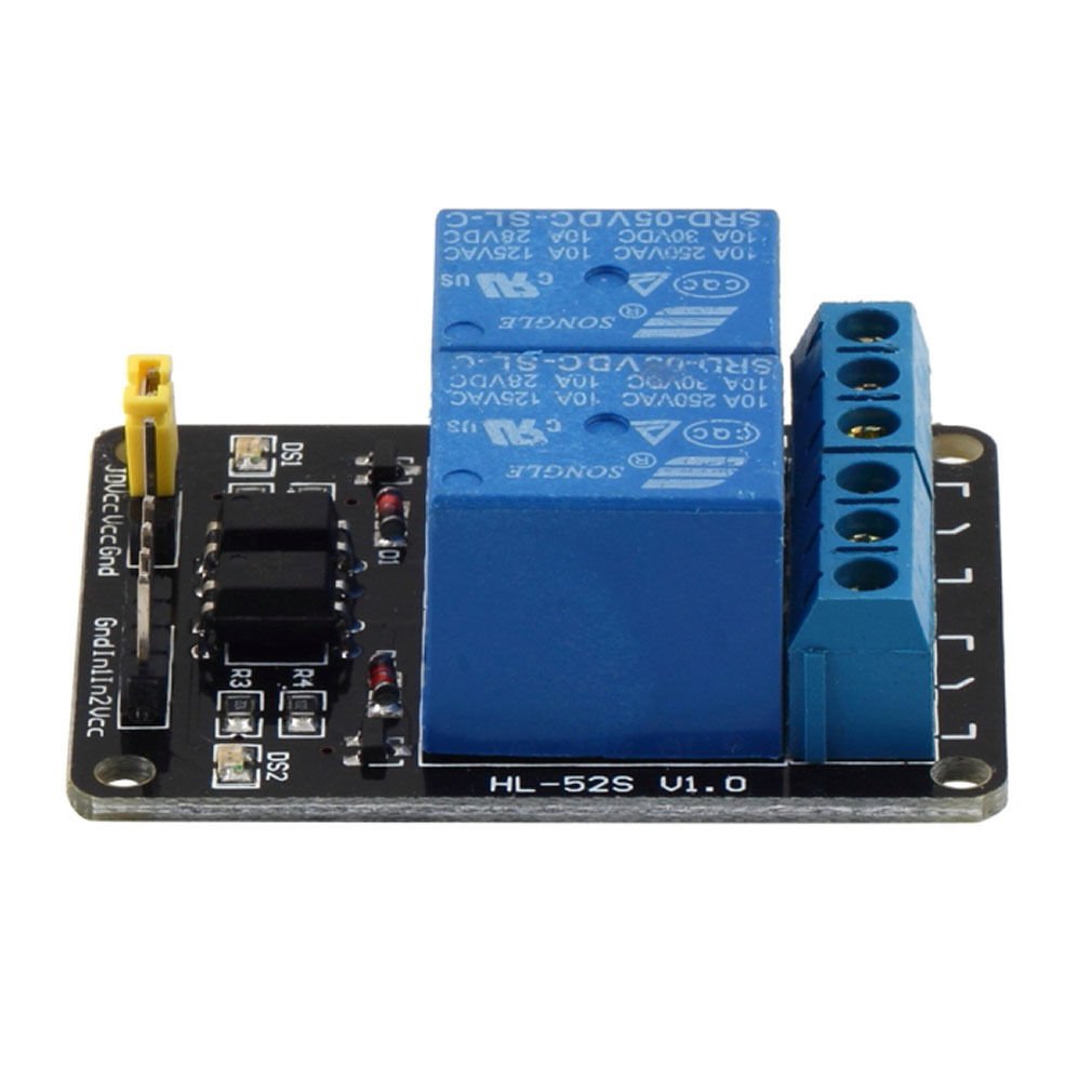 5V 2 Channel Relay Module Shield For Arduino ARM PIC AVR DSP MCU Electronic