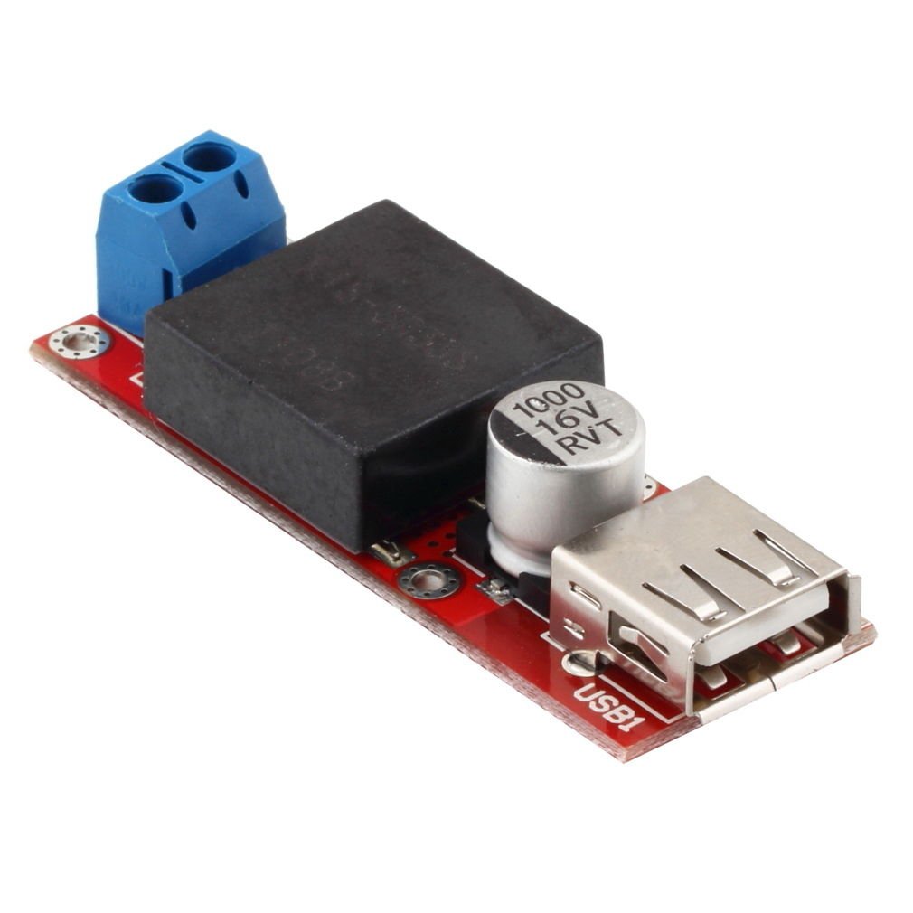 5V USB DC 7V-24V to 5V 3A Step Down Buck KIS3R33S Module For Arduino LM2596