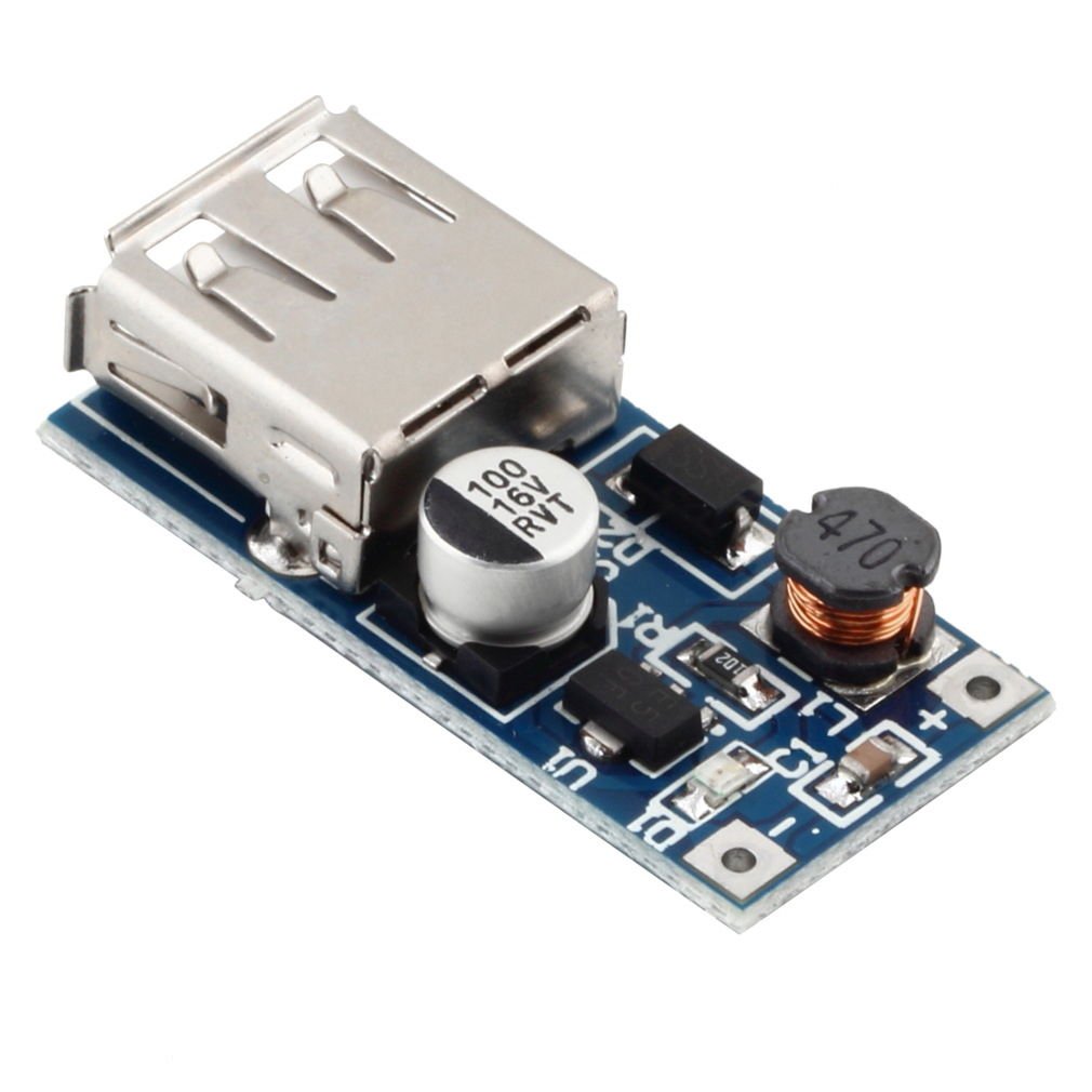 0.9V-5V to 5V DC-DC Booster Module USB Mobile Step-up Power Supply Module