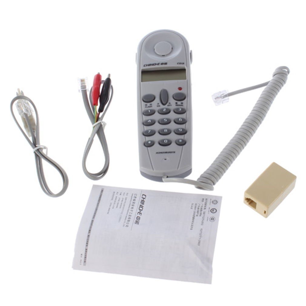 Telephone Phone Butt Test Tester Lineman Tool Cable Set Connectors Joiner