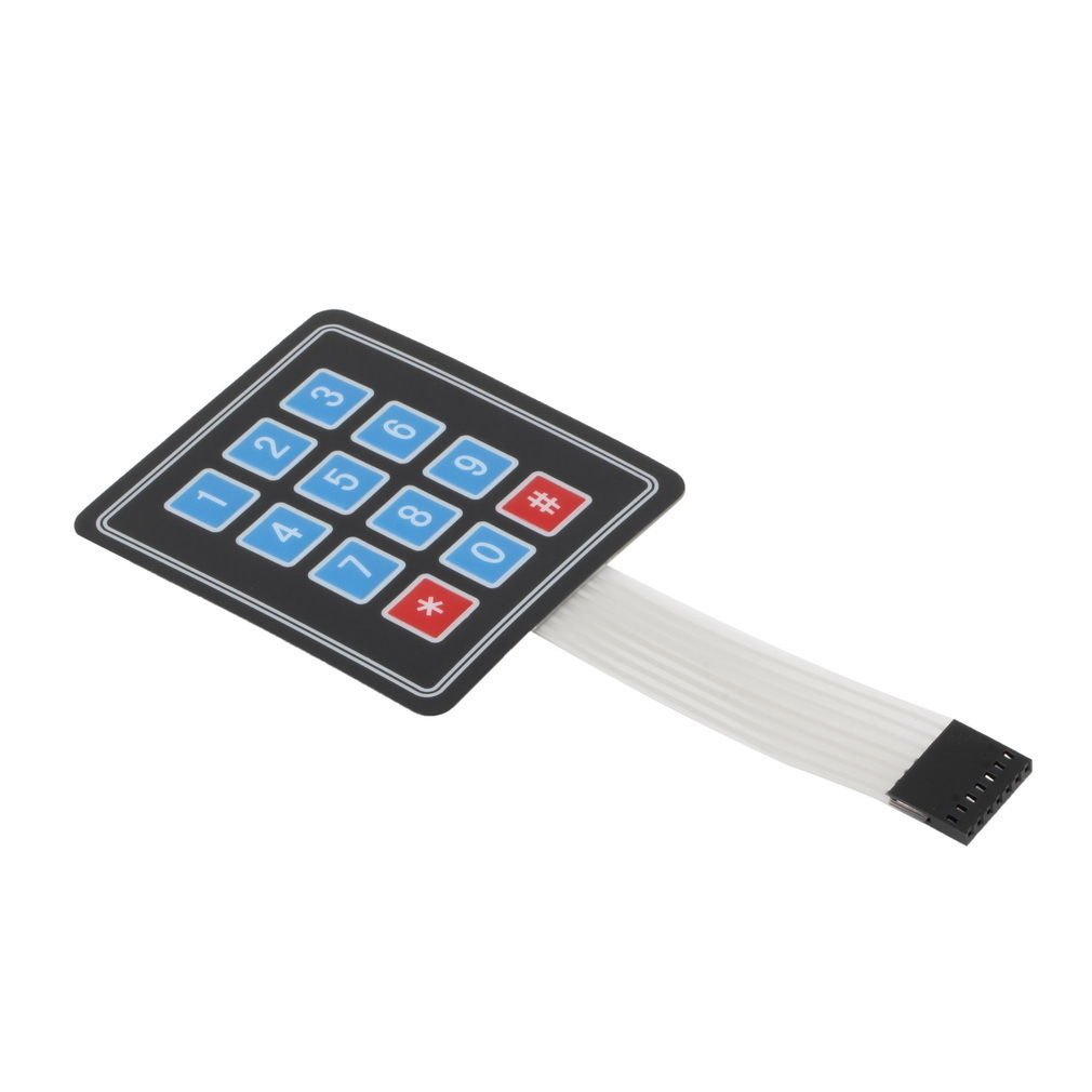Matrix Array 12 Key Membrane Switch Keypad Keyboard For Arduino AVR 4 x 3