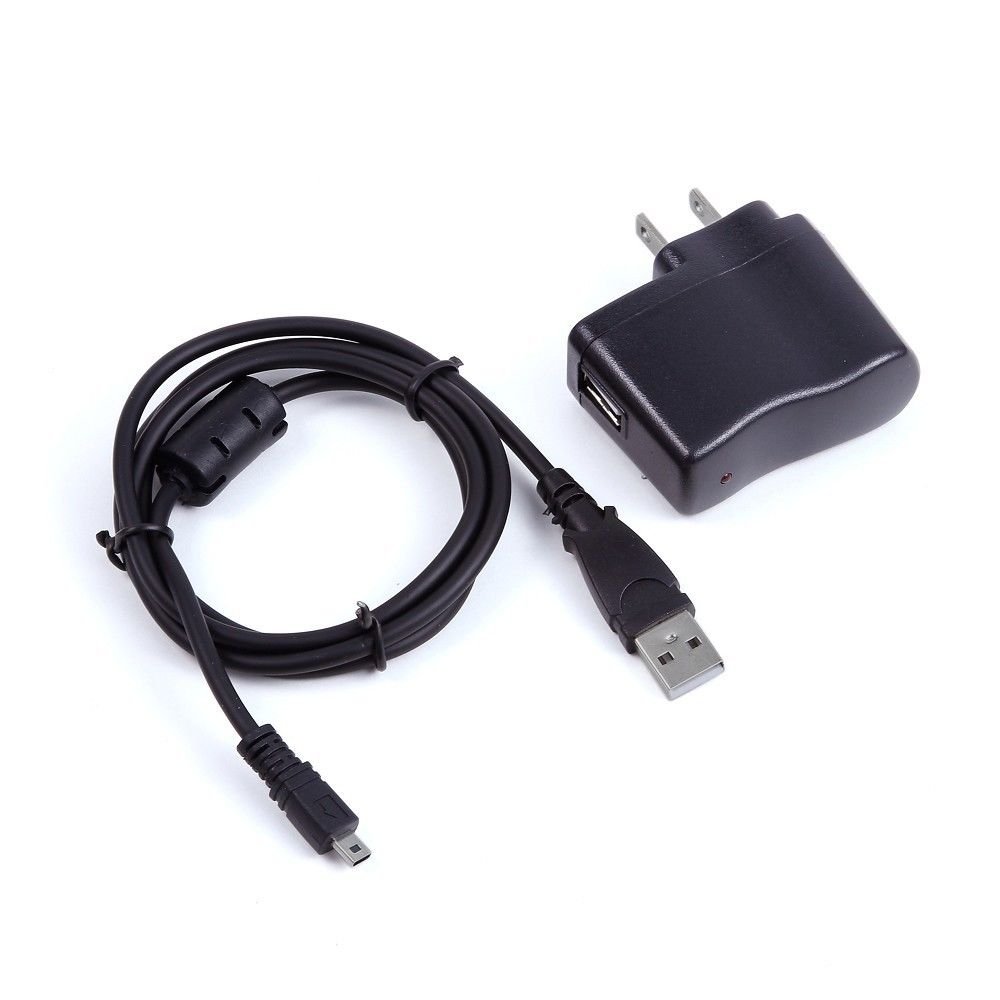USB AC/DC Power Adapter Camera Battery Charger + PC Cord For Nikon