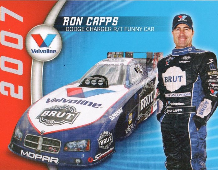 2007 NHRA FC Handout Ron Capps (Valvoline)