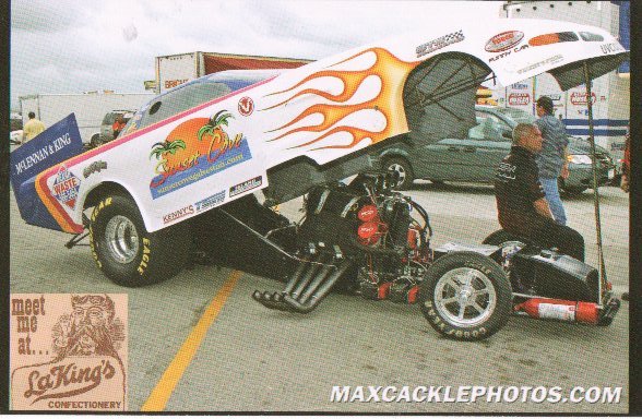 2007 NHRA FC Postcard Handout Mitch King