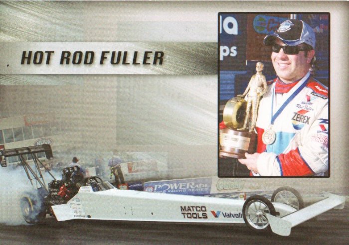 2007 NHRA TF Handout Hot Rod Fuller (White Shark #2 burnout)
