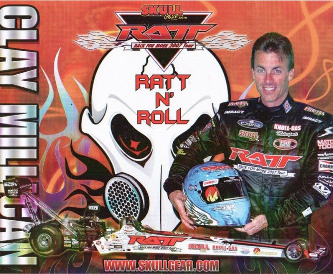 2007 NHRA TF Handout Clay Millican Ratt n' Roll (version #2)