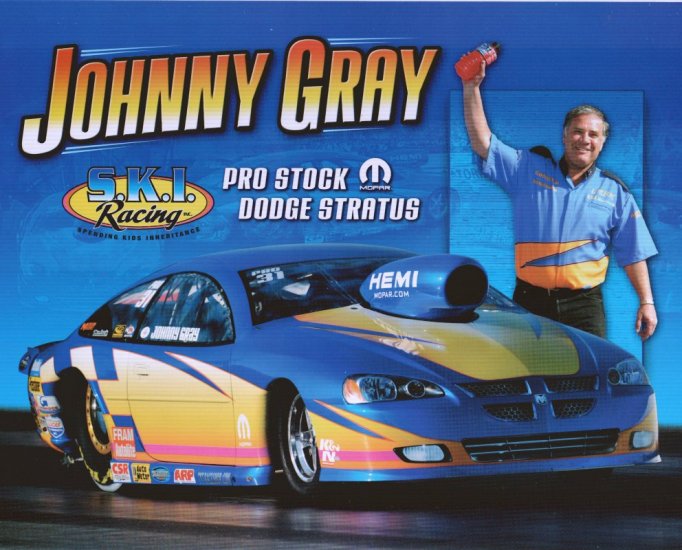 2008 NHRA PS Handout Johnny Gray