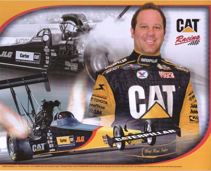 2008 NHRA TF Handout Hot Rod Fuller (Richmond-Carter Caterpillar)