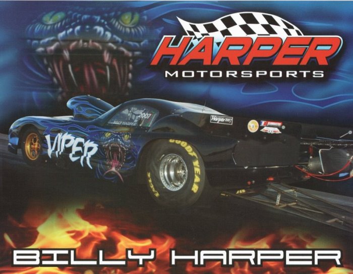 2007 NHRA PM Handout Billy Harper