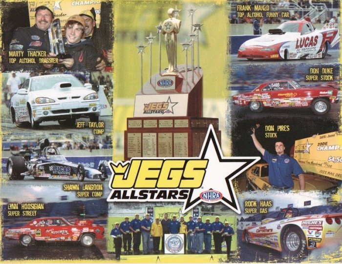 2007 NHRA Sportsman Handout Jeg's All-Stars