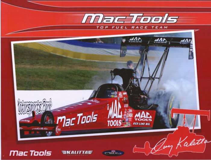 2008 NHRA TF Handout Doug Kalitta