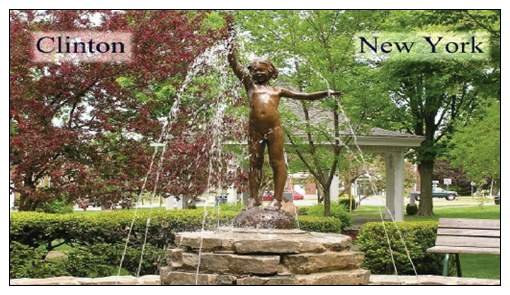 Clinton, NY Village Green Fountain Magnets 10 for $10.00