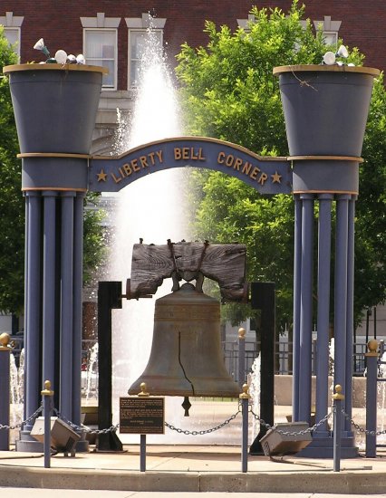 Liberty Bell Corner Postcard, Utica, NY 50 Postcards for $15.00