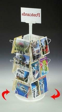 Postcard Spinner Display Rack for Postcards