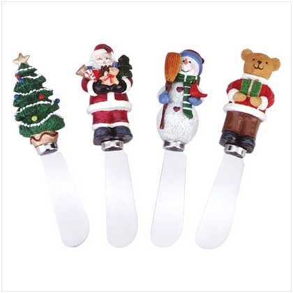 Holiday Helper Themed Cheese Knives