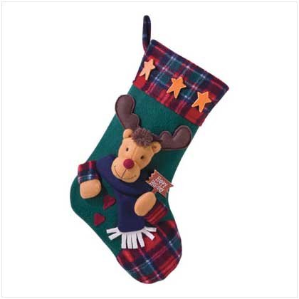 Plush Stocking Rudolph