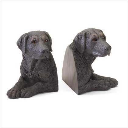 Black Lab Bookends