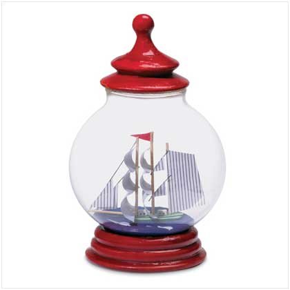 Boat in a Red Lantern
