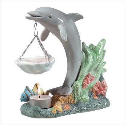 Colorful Dolphin Oil Warmer item #30119