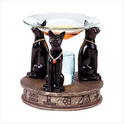 Holy Temple Cat Oil Warmer Item #31335