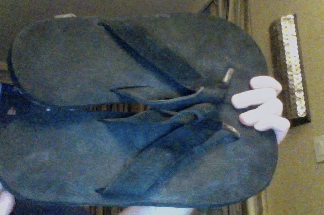 unbranded flip flops 12m black used