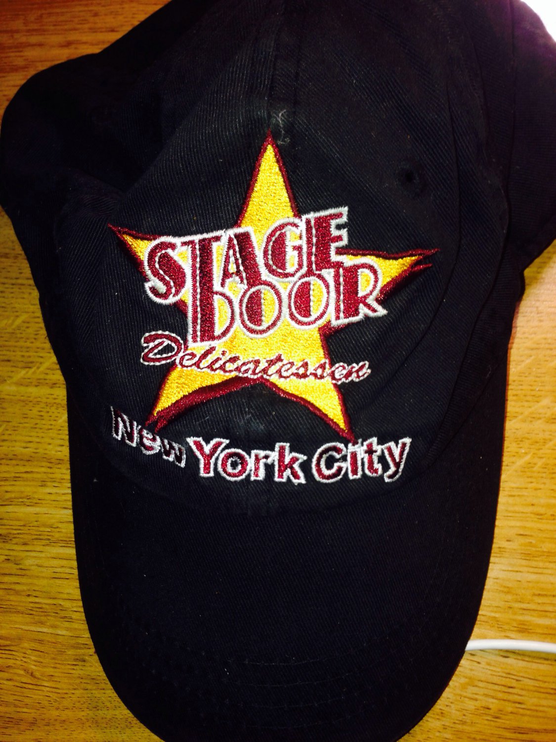 stage door baseball hat one size black used