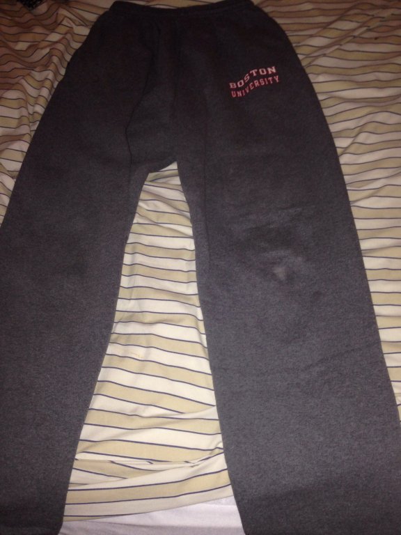 Champion boston university sweatpants size S