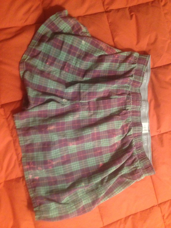 Jcrew green boxers 38W