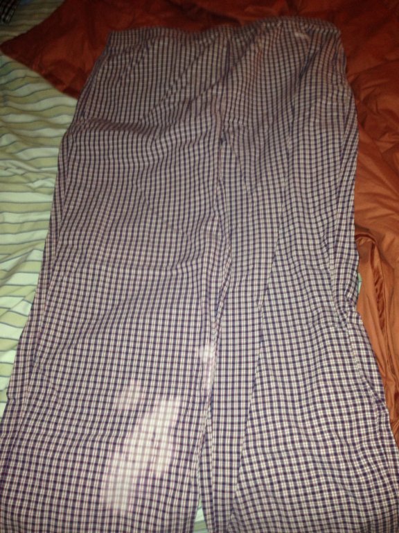 Ll bean red pajama bottoms size M