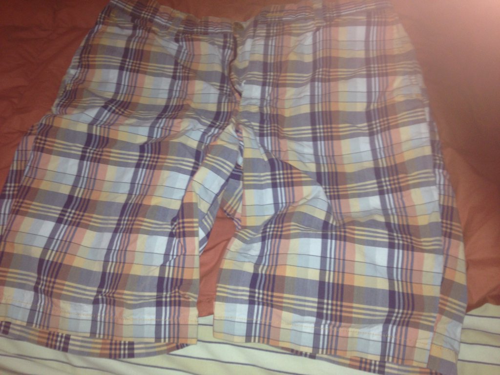 Uniqlo plaid shorts size 30x33