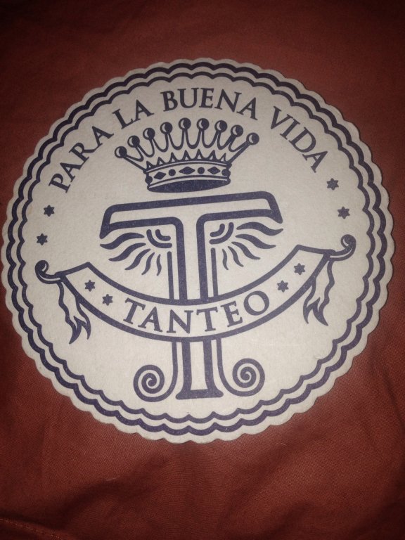 tanteo tequila beer coaster