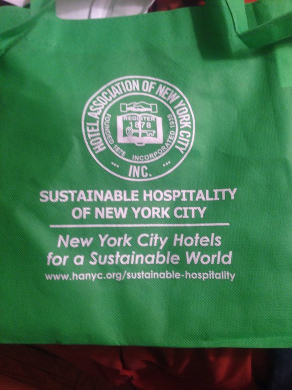 NYC hotels association tote bag