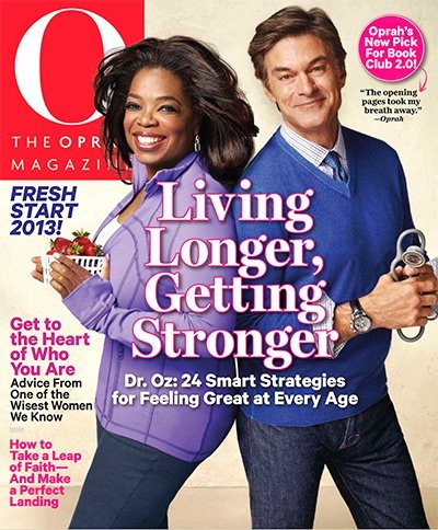 O! The Oprah magazine jan 2013- dr. oz