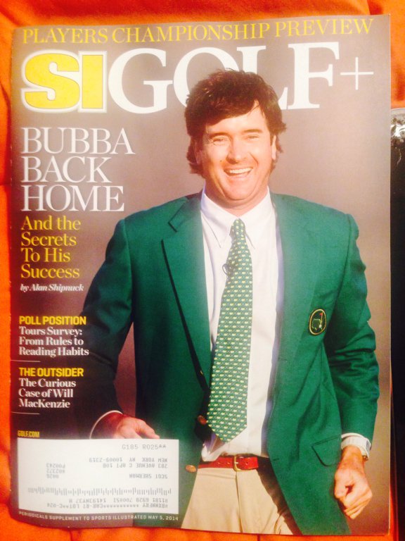 sports illustrated golf magazine bubba watson cover new