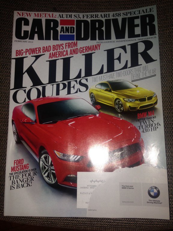 Motor Trend magazine february 2014